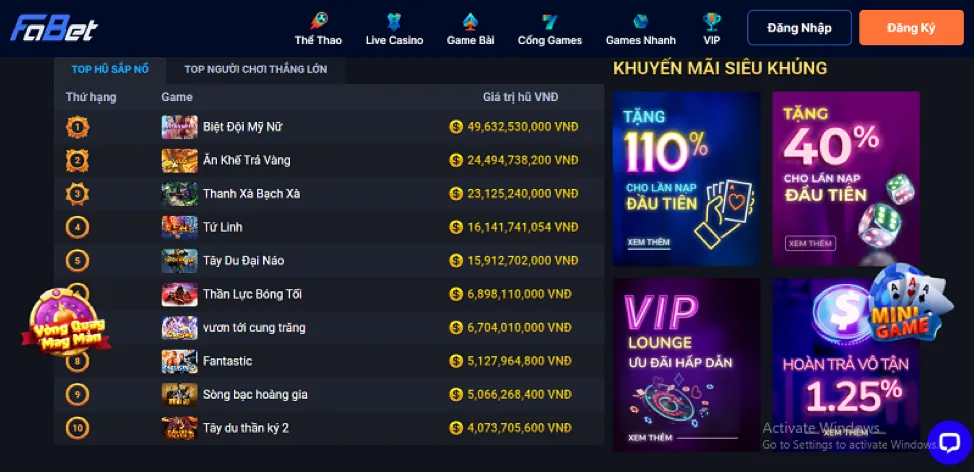 Khuyến mãi và sự kiện đặc biệt Kingbet
